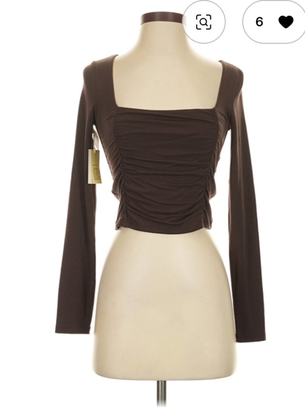 Wilfred Brown Longsleeve Top NWT